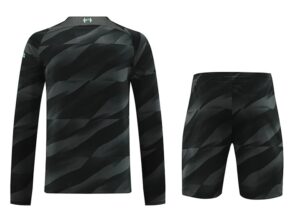 23/24  liverpool goalkeeper black long sleeve kit S-XXL - Imagem 2