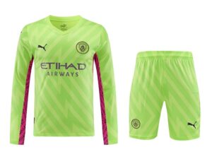 23/24 Manchester city goalkeeper light green long sleeve kit S-XXL