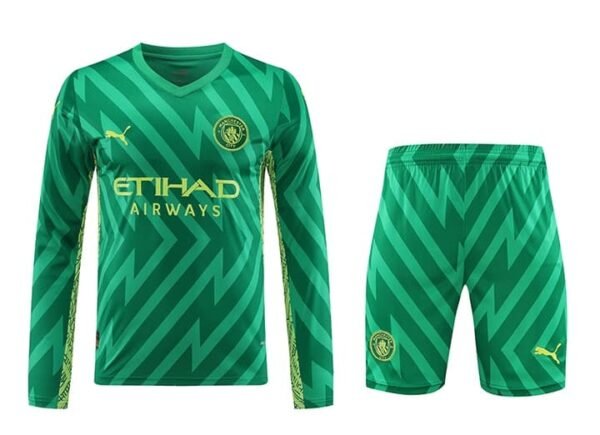 23/24 Manchester city goalkeeper  green long sleeve kit S-XXL