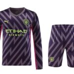 23/24 Manchester city goalkeeper  purple  long sleeve kit S-XXL