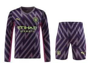 23/24 Manchester city goalkeeper  purple  long sleeve kit S-XXL
