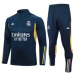 B683 23/24 half zipper Real madrid black  S-XXL
