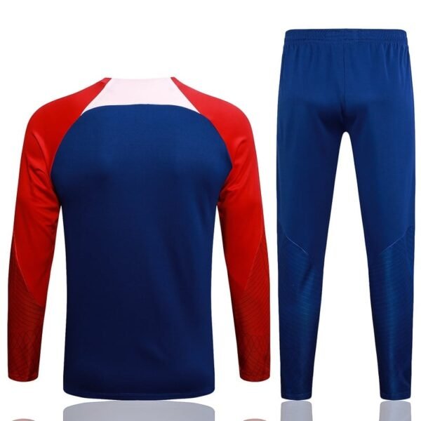 B680 23/24 Atletico Madrid red half zipper taining suit blue and red  S-XXL - Image 2