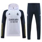 23/24 half zipper Real madrid white with cap S-XXL