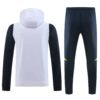23/24 half zipper Real madrid white with cap S-XXL - Image 2