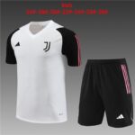 23/24 Juventus kids size white 16-28 shorts with pockets