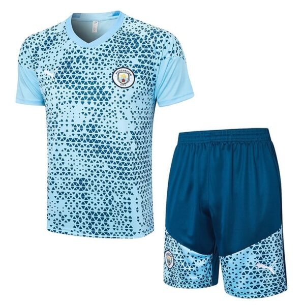 D925 23/24 Manchester city lght blue  taining suit S-XXL