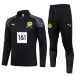 B695# 23/24 half zipper Dortmund black kit S-XXL