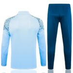 B704 23/24 half zipper  manchester city light blue kit S-XXL - Imagem 2