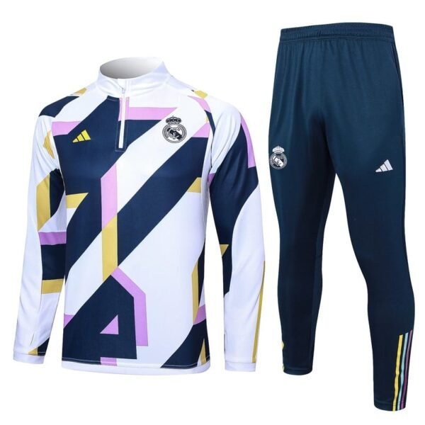 B723 # 23/24 Real Madrid half zipper mix color S-2XL