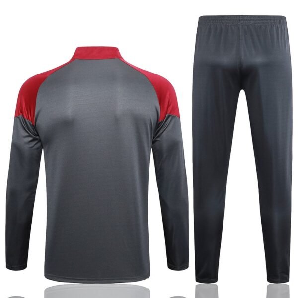B724 23/24 half zipper  manchester city grey red kit S-XXL - Image 2