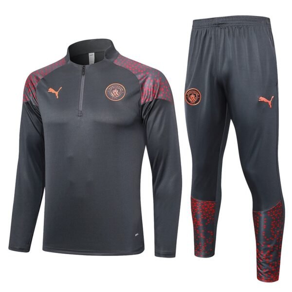 B725 23/24 half zipper  manchester city grey kit S-XXL