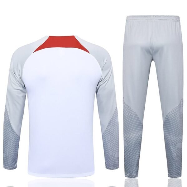 B729 23/24 liverpool half zipper white gray kit S-XXL - Image 2
