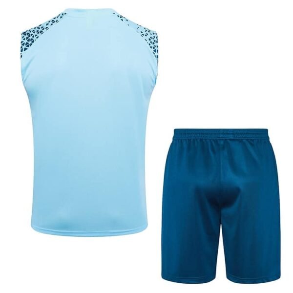 D923 23/24 Manchester city lght blue  vest taining suit S-XXL - Image 2