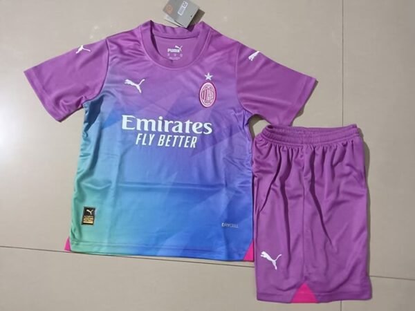 23∕24 AC Milan third away kid kit  S-2XL