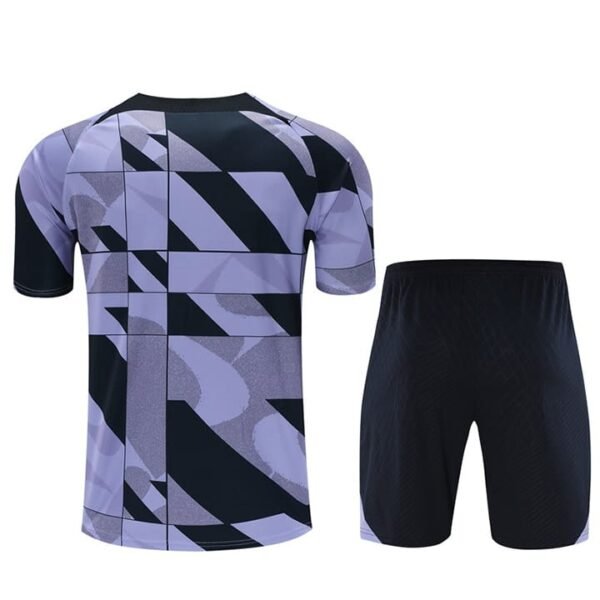 23/24 liverpool  training kit black and purple shorts with pocket S-XXL - Image 2