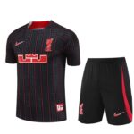23/24 liverpool training kit black  JAMES shorts with pocket S-XXL