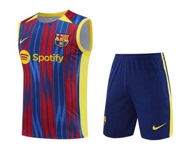 23/24 Barcelona blue red yellow texture  vest training suit S-XXL