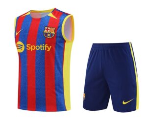 23/24 Barcelona blue red yellow strip vest training suit S-XXL