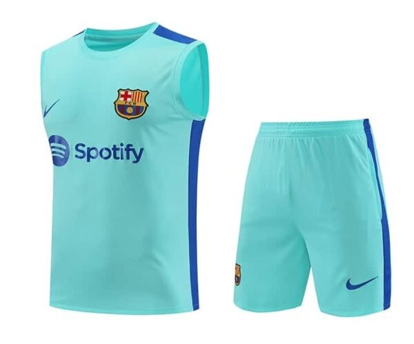 23/24 Barcelona lake blue training suit vest S-XXL