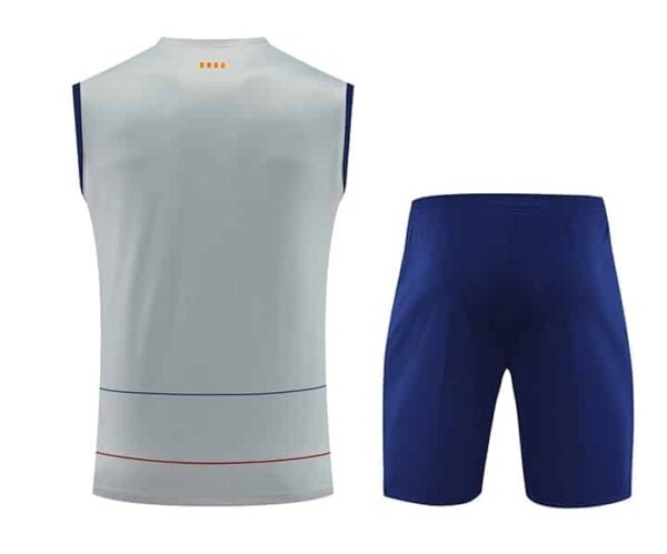 23/24 Barcelona grey training suit  vest S-XXL QS125 - Image 2
