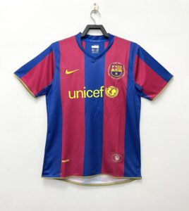 07/08 Retro Barcelona home S-XXL