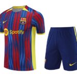 23/24 Barcelona blue red yellow texture training suit S-XXL