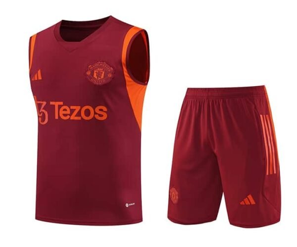 D957 23/24 Manchester unit red kit vest S-XXL