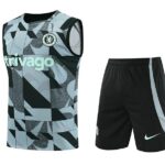 23/24 Chelsea black and gray  vest taining suit S-XXL