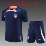 23/24 Atlético de Madrid kids size blue 16-28 shorts with pockets