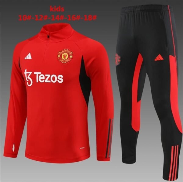 E742 23/24 M-U short zipper red kids kit 10-18