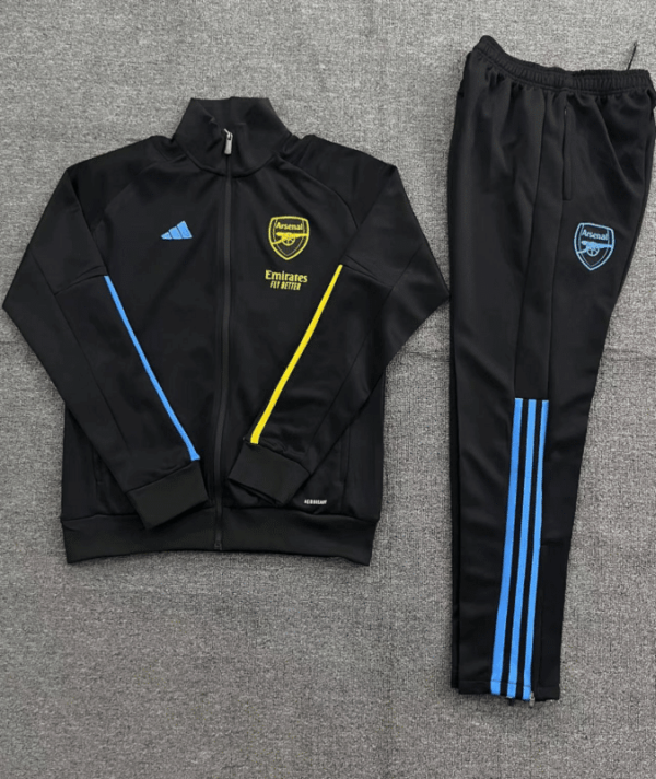 23/24 Arsenal long zipper black KID KIT 10-18 - Image 2