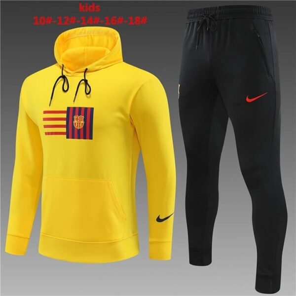 23/24 Barcelona  Hoodies yellow kids kit 10-18