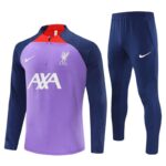 23/24 liverpool short zipper player  purple kits S-XXL