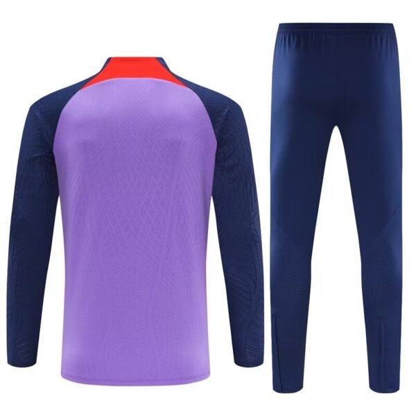 23/24 liverpool short zipper player  purple kits S-XXL - Image 2