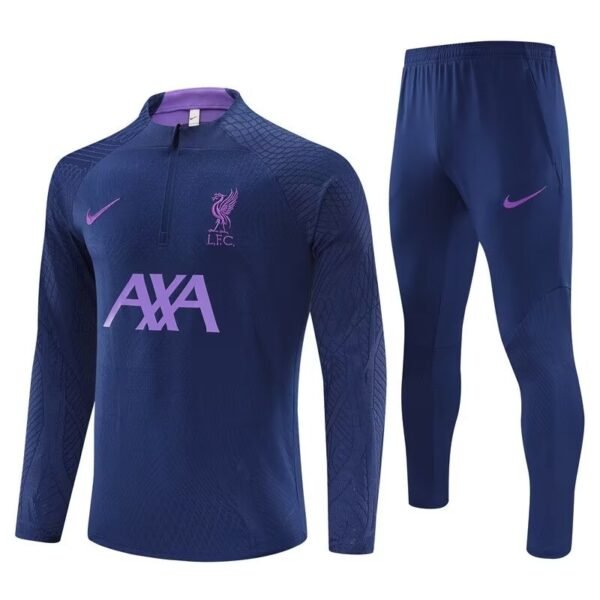 23/24 liverpool short zipper player deep blue kits S-XXL