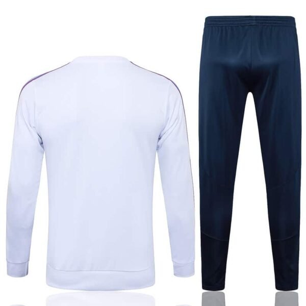 B761 23/24  Real Madrid long sleeve white and black pants  kit S-XXL - Image 2