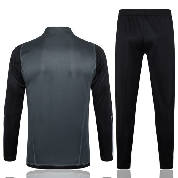B766 23/24 half zipper  Real madrid deep grey kit S-XXL - Image 2
