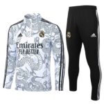 B768 23/24 half zipper Real Madrid Chinese dragon white kit S-XXL