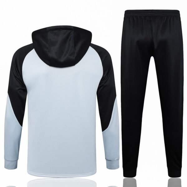 F498 23/24 Barcelona half zipper light grey with black cap kit S-XXL - Image 2