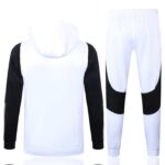 F519 23/24 Juventus half zipper white with cap kit S-XXL - Imagem 2