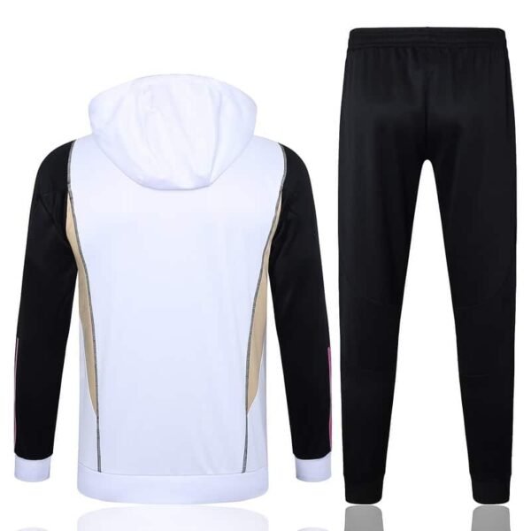 F512 23/24 Real Madrid half zipper white with cap kit S-XXL - Image 2
