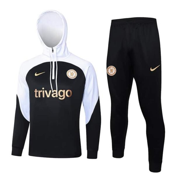 F513 23/24 Chelsea half zipper black with cap kit S-XXL