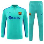 23/24  half zipper Barcelona  green and blue kit S-XXL