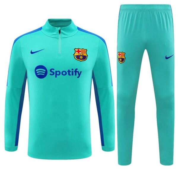 23/24  half zipper Barcelona  green and blue kit S-XXL