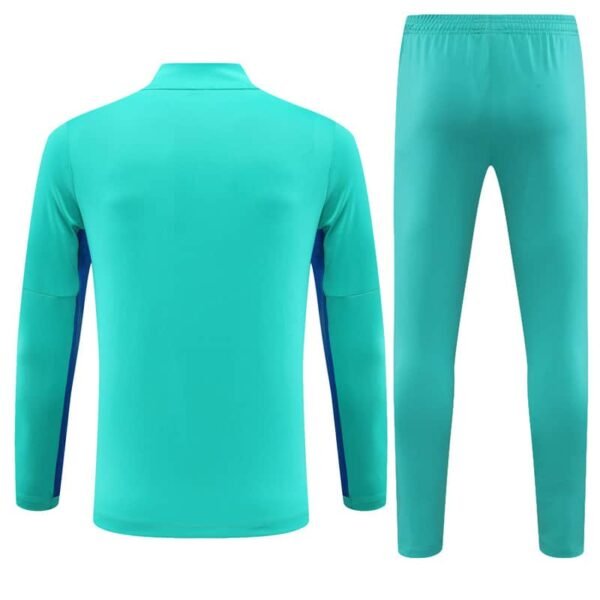 23/24  half zipper Barcelona  green and blue kit S-XXL - Image 2
