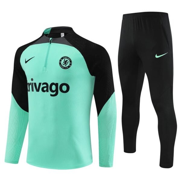 23/24 half zipper Chelsea player version green  kit S-XXL