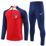 23/24 Atletico Madrid  short zipper player version red and blue  kit S-XXL