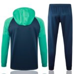 F515 23/24 Barcelona long zipper deep blue with green cap  kit S-XXL - Imagem 2