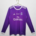 2016∕17 Retro Real Madrid  away long sleeve S-XXL